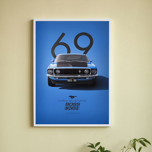 Mustang 69 Wall Poster Posters Postor Shop mustang-69 Postor Shop 