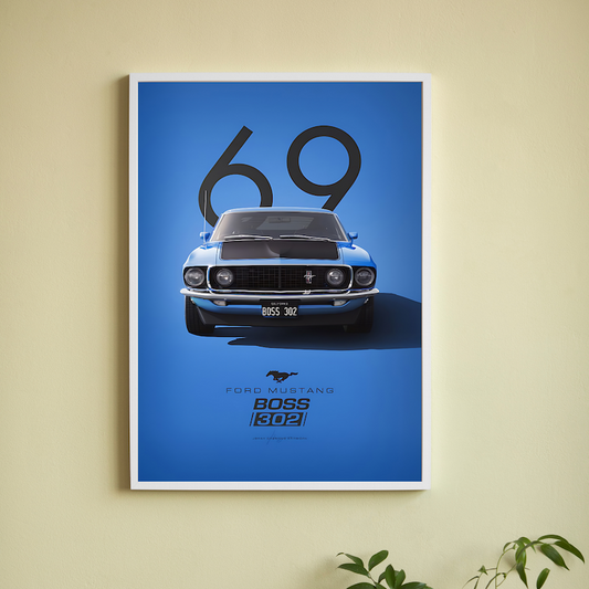 Mustang 69 Wall Poster Posters Postor Shop mustang-69 Postor Shop