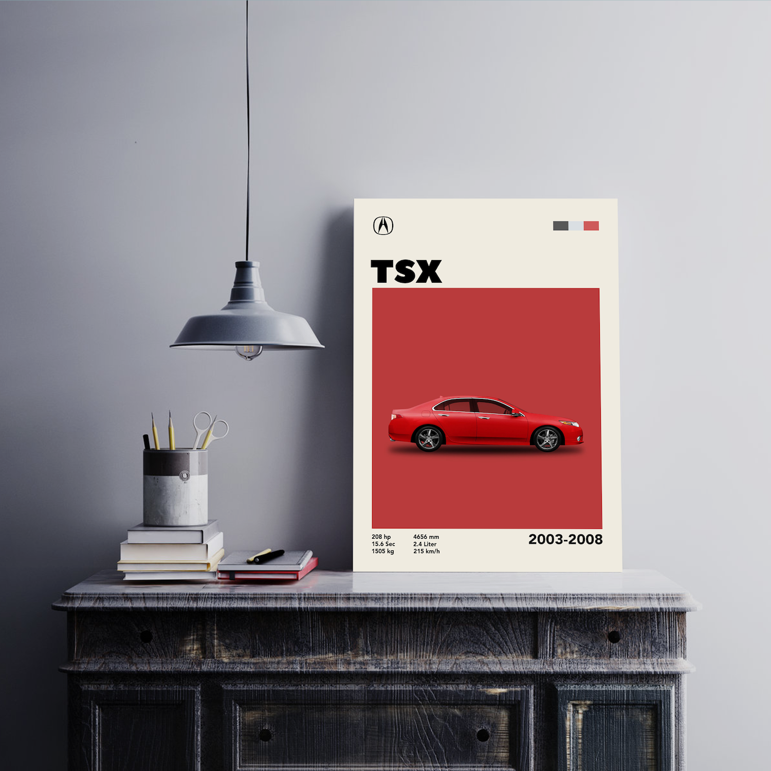 Acura TSX Wall Postor Posters Postor Shop acura-tsx-wall-poster Postor Shop 