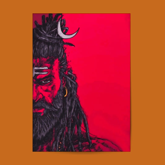 Aghori #Hindu God Wall Poster Posters Postor Shop aghori-hindu-god-wall-poster Postor Shop 