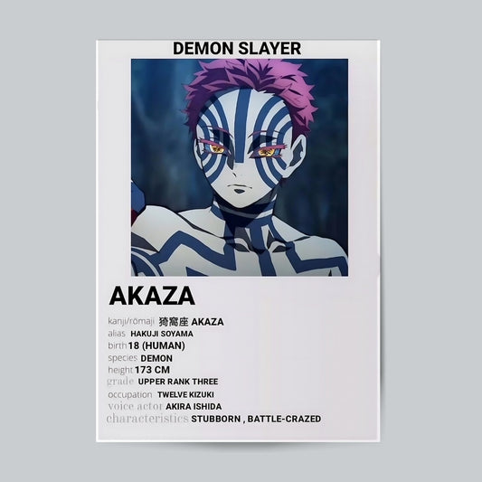 Akaza Demon Slayer #Anime Wall Poster Posters Postor Shop akaza-demon-slayer-anime-wall-poster Postor Shop 