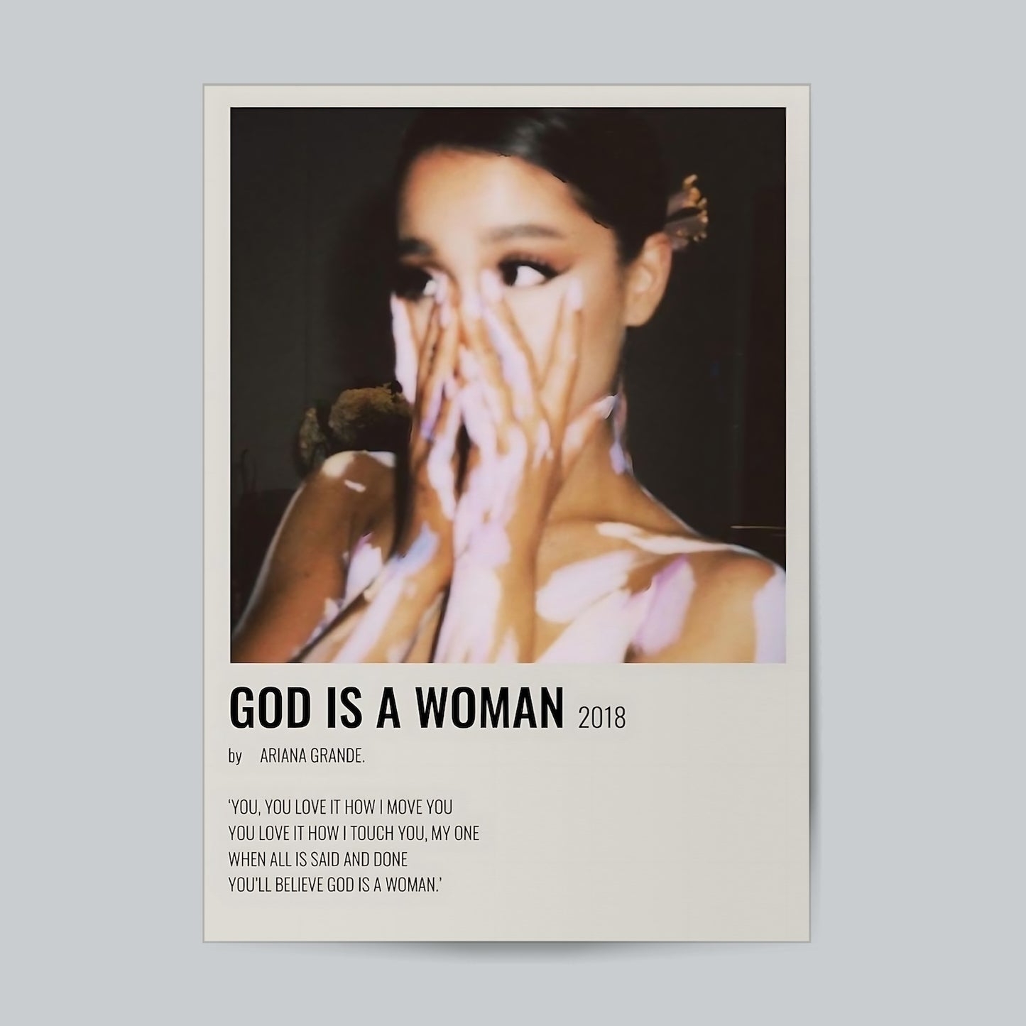 Ariana Grande #Album Cover Wall Poster Posters Postor Shop ariana-grande-album-cover-wall-poster Postor Shop 