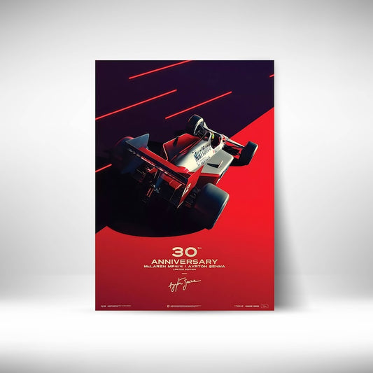 Artyon Senna 50th Anniversarry #F1 Wall Poster Posters Postor Shop artyon-senna-50th-anniversarry-f1-wall-poster Postor Shop 