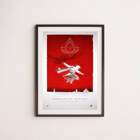 Assassin's Creed Requiescat in Peace (Red & Beige)- Wall Postor Posters Postor Shop assassins-creed-requiescat-in-peace-red-beige-wall-poster Postor Shop 