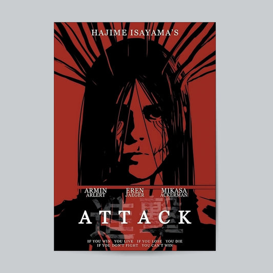 Attack On Titan-04 #Anime Wall Poster Posters Postor Shop attack-on-titan-04-anime-wall-poster Postor Shop 