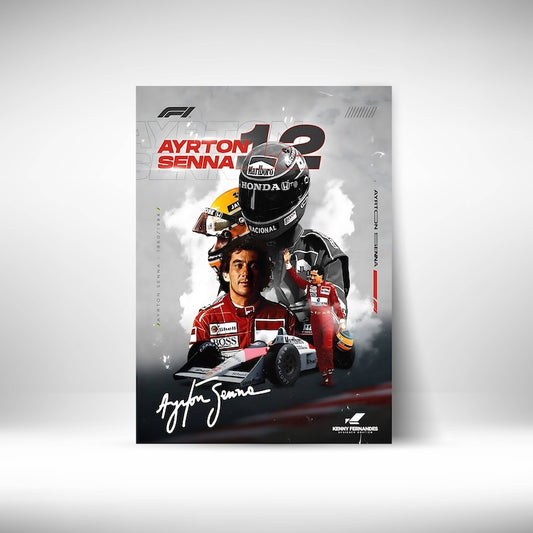 Ayrton Senna #F1 Wall Poster Posters Postor Shop ayrton-senna-f1-wall-poster Postor Shop 