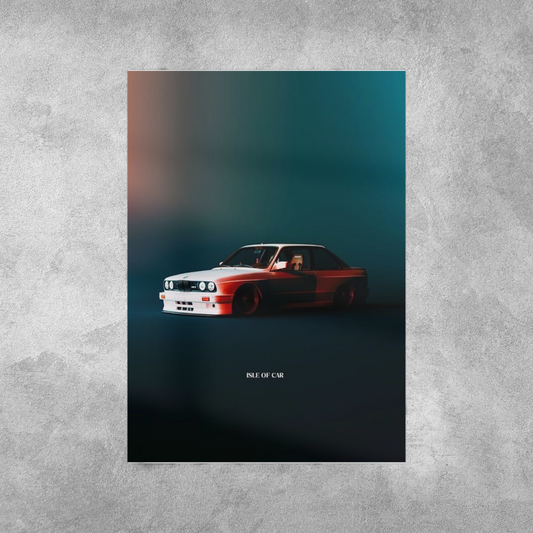 BMW Isle of Car Wall Postor Posters Postor Shop bmw-isle-of-car-wall-poster Postor Shop 