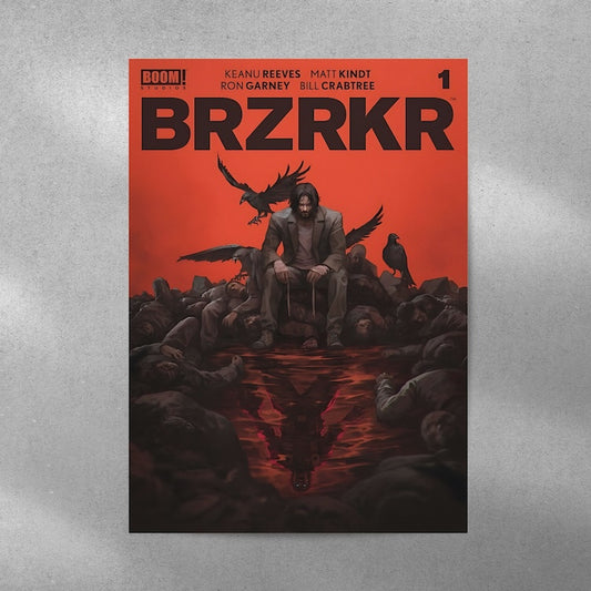 BRZRKR #Keanu Reaves #Wall Postor. Posters Postor Shop brzrkr-keanu-reaves-wall-poster Postor Shop 