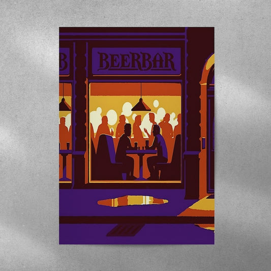 BeerBar #Aesthetic Wall Postor Posters Postor Shop beerbar-aesthetic-wall-poster Postor Shop 