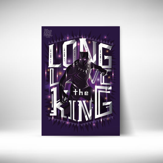 Black Panther Long Live The King Wall Postor Posters Postor Shop black-panther-long-live-the-king-wall-poster Postor Shop 