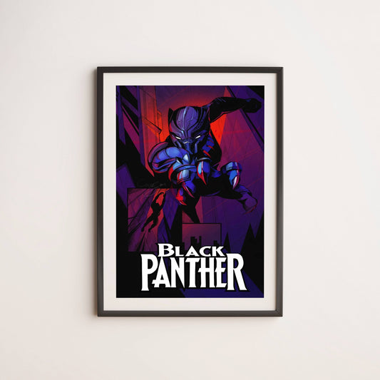 Black Panther #marvel- Wall Postor Posters Postor Shop black-panther-marvel-wall-poster Postor Shop 