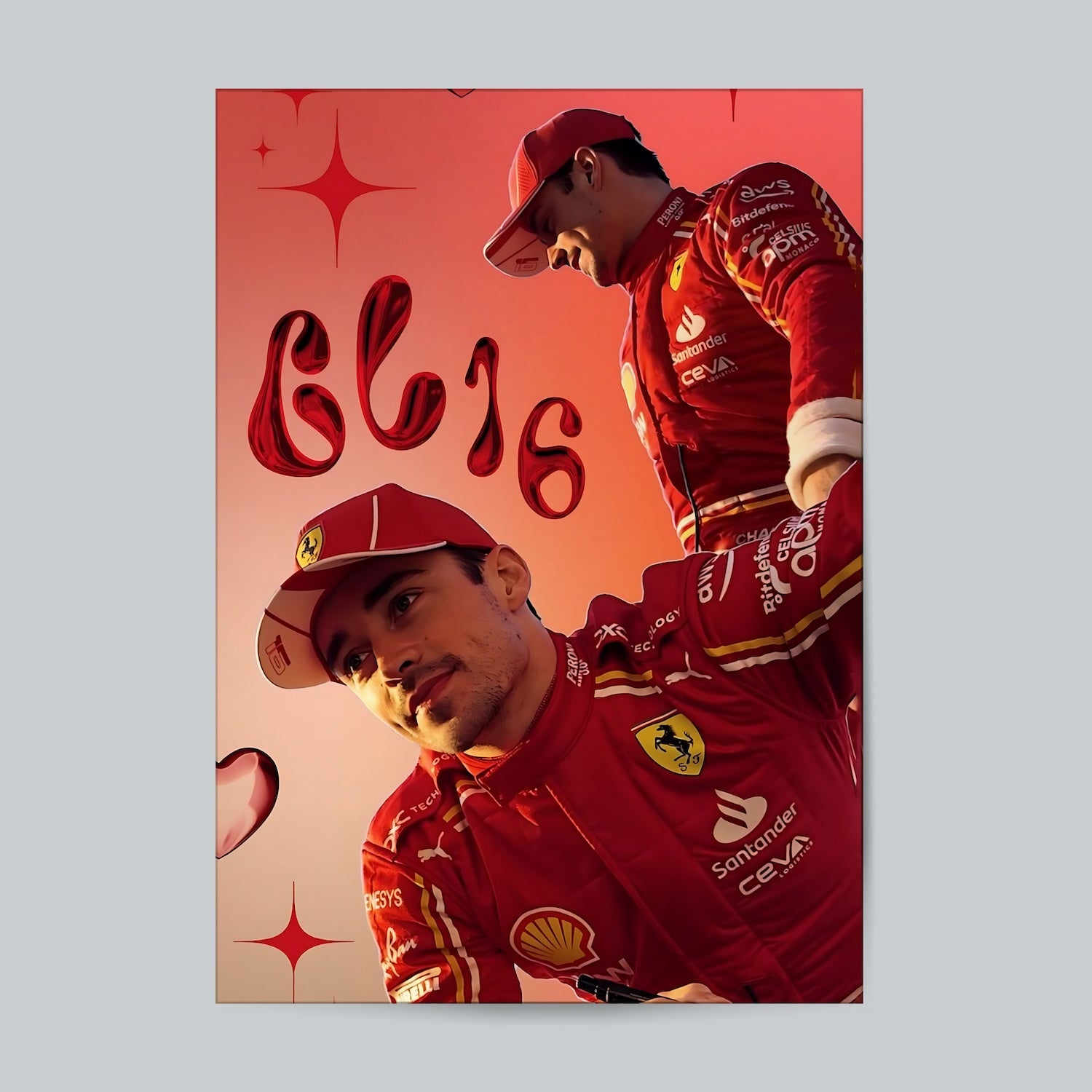 Charles Lecrec #F1 Wall Poster Posters Postor Shop charles-lecrec-f1-wall-poster Postor Shop 