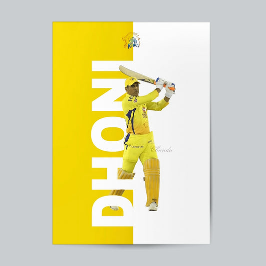 Chennai Super Kings Dhoni-05 #Cricket Wall Poster Posters Postor Shop chennai-super-kings-dhoni-05-cricket-wall-poster Postor Shop 