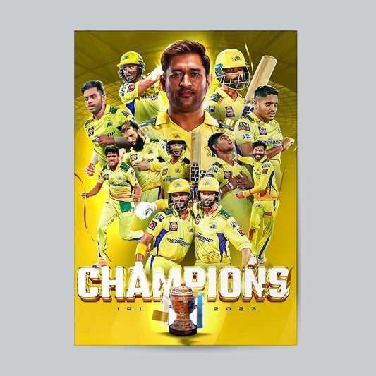 Chennai Super Kings Dhoni-06 #Cricket Wall Poster Posters Postor Shop chennai-super-kings-dhoni-06-cricket-wall-poster Postor Shop 