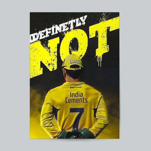 Chennai Super Kings Dhoni #Cricket Wall Poster Posters Postor Shop chennai-super-kings-dhoni-cricket-wall-poster Postor Shop 