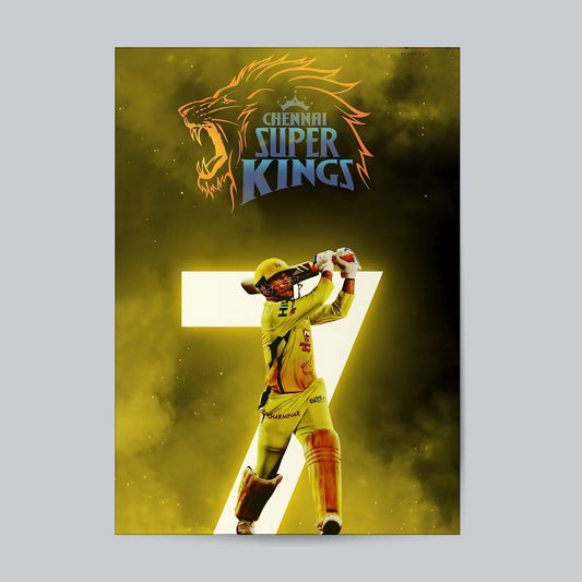 Chennai Super Kings #Cricket-02 Wall Poster Posters Postor Shop chennai-super-kings-cricket-02-wall-poster Postor Shop 