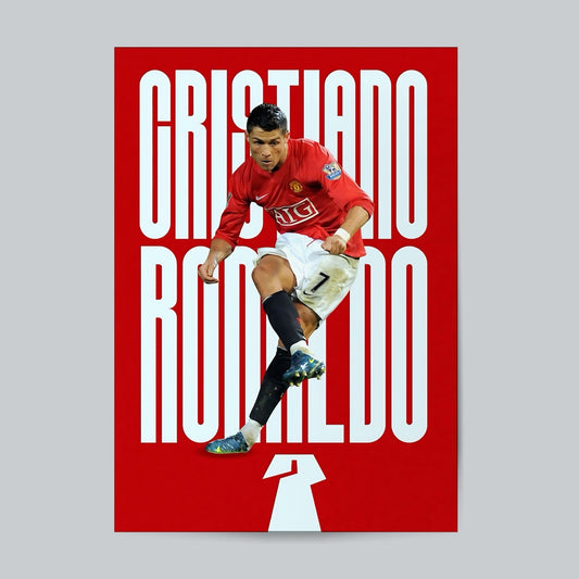 Christiano Ronaldo #Football-03 Wall Poster Posters Postor Shop christiano-ronaldo-football-03-wall-poster Postor Shop 