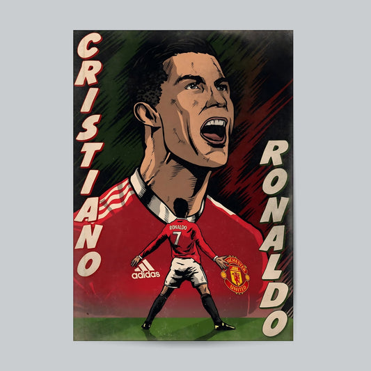 Christiano Ronaldo #Football-05 Wall Poster Posters Postor Shop christiano-ronaldo-football-05-wall-poster Postor Shop 