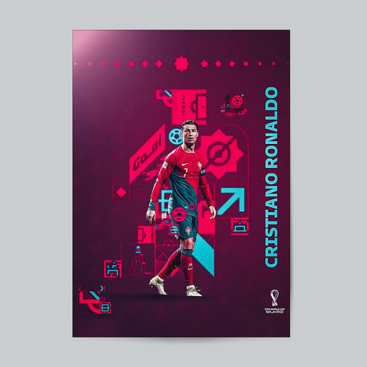 Christiano Ronaldo #Football Wall Poster Posters Postor Shop christiano-ronaldo-football-wall-poster Postor Shop 