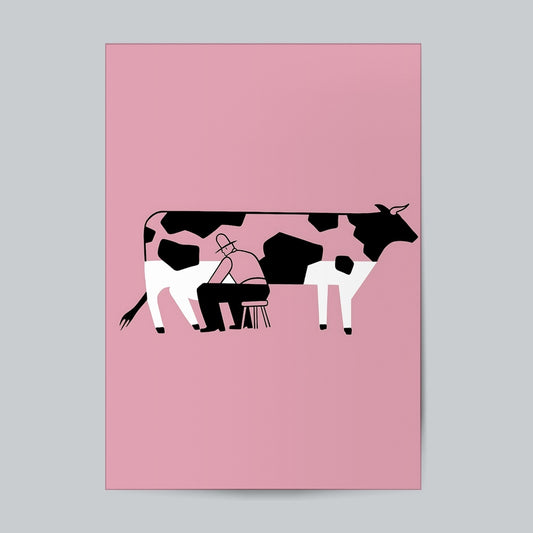 Cow #Aesthetic Wall Poster Posters Postor Shop cow-aesthetic-wall-poster Postor Shop 