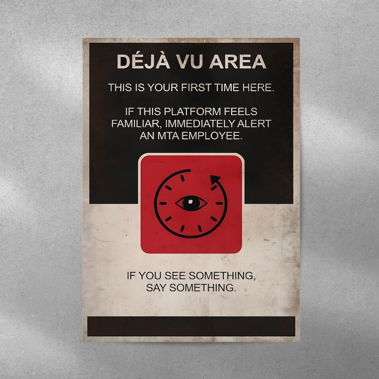 De Ja Vu Area #Wall Postor Posters Postor Shop de-ja-vu-area-wall-poster Postor Shop 