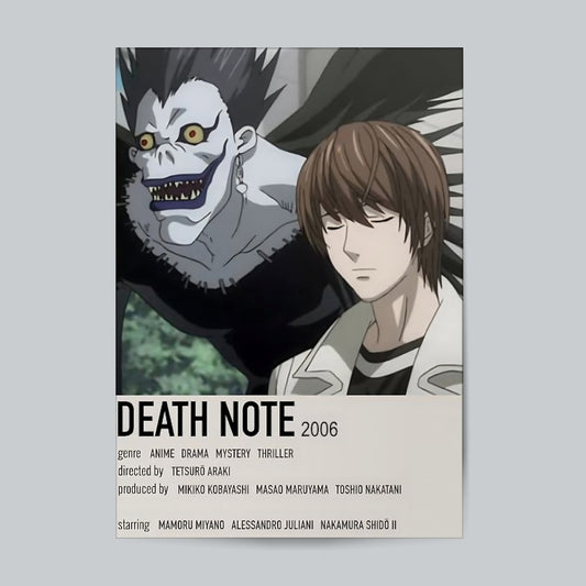 Death Note-04 #Anime Wall Poster Posters Postor Shop death-note-04-anime-wall-poster Postor Shop 