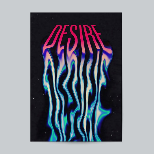 Desire #Typography Wall Poster Posters Postor Shop desire-typography-wall-poster Postor Shop 