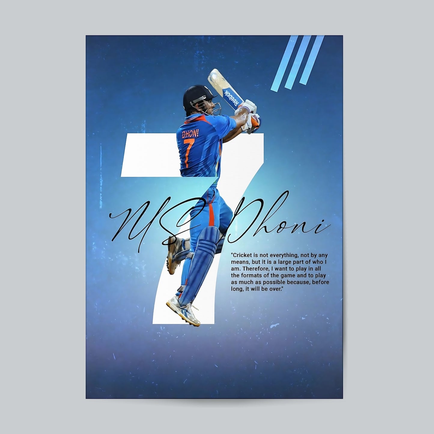 Dhoni #Cricket-03 Wall Poster Posters Postor Shop dhoni-cricket-03-wall-poster Postor Shop 