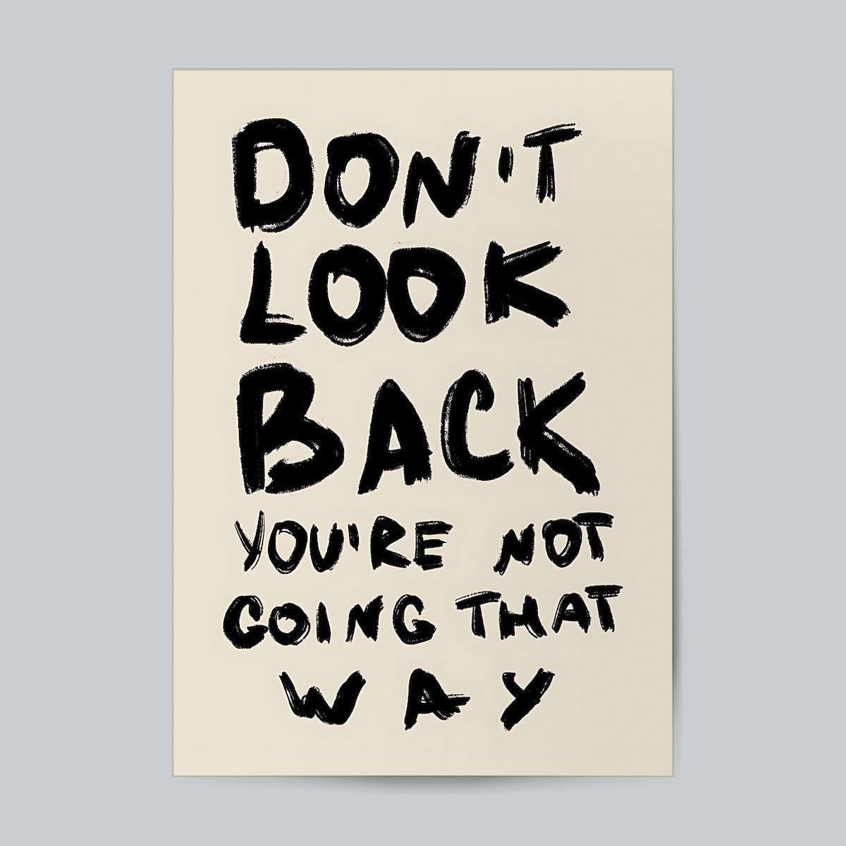 Don't Look Back Quote Girls Wall Poster Posters Postor Shop dont-look-back-quote-girls-wall-poster Postor Shop 