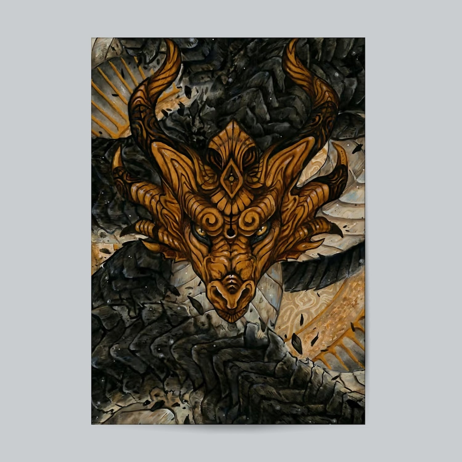 Dragon #Aesthetic Wall Poster Posters Postor Shop dragon-aesthetic-wall-poster Postor Shop 