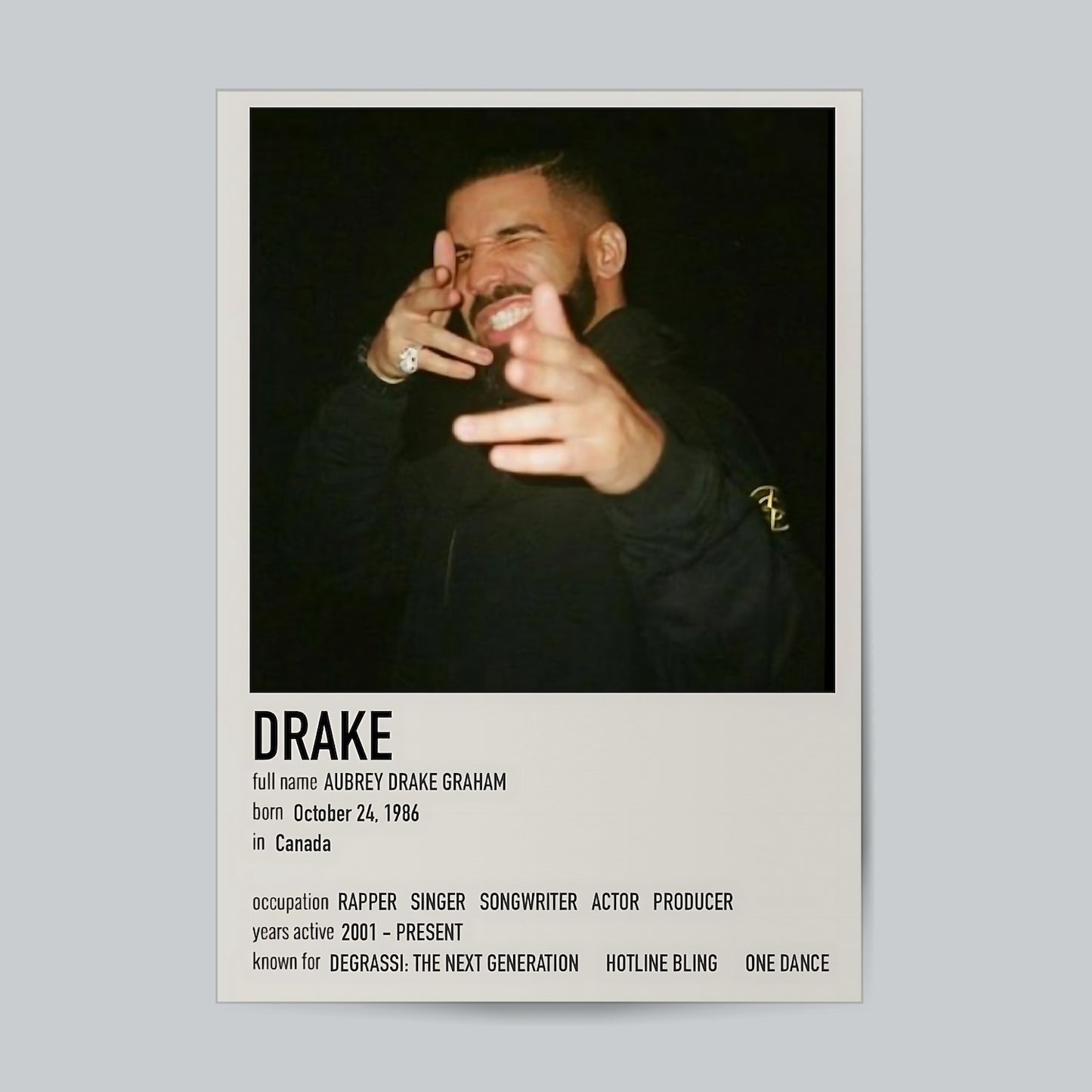 Drake #Album Cover Wall Poster Posters Postor Shop drake-album-cover-wall-poster Postor Shop 