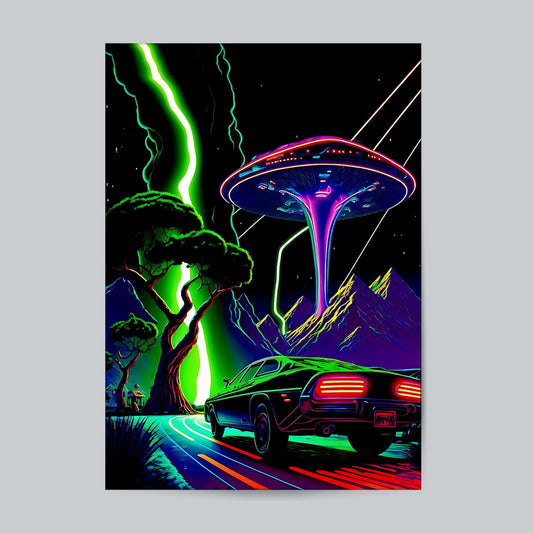 Drippy Alien #Trippy Wall Poster Posters Postor Shop drippy-alien-trippy-wall-poster Postor Shop 