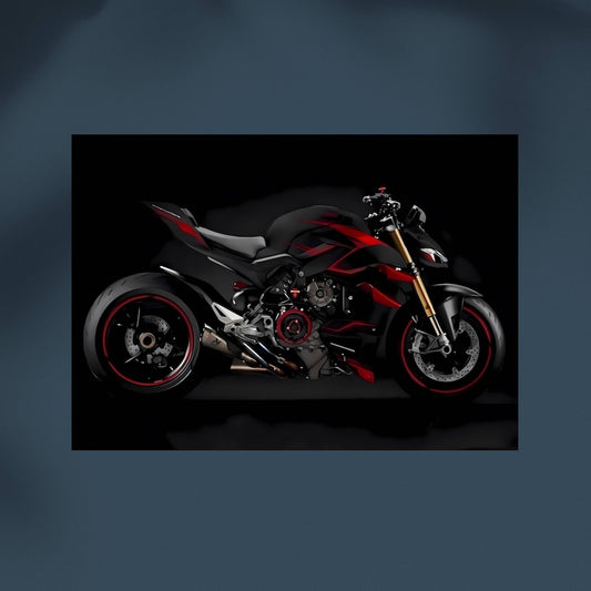 Ducati Streetfighter #Black Red- Horizontal Wall Postor Posters Postor Shop ducati-streetfighter-black-red-horizontal-wall-poster Postor Shop 