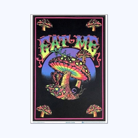 Eat Me Mushrooms- Trippin Wall Postor Posters Postor Shop eat-me-mushrooms-trippin-wall-poster Postor Shop 