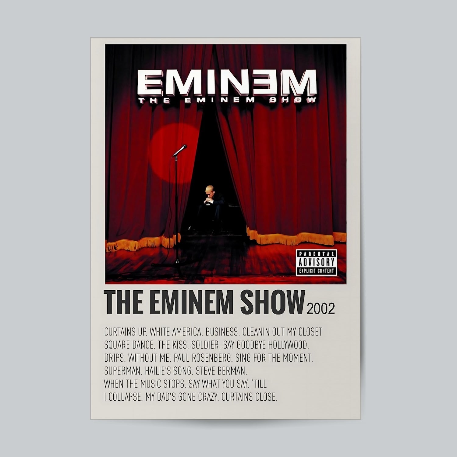 Eminem-01 #Album Cover Wall Poster Posters Postor Shop eminem-01-album-cover-wall-poster Postor Shop 