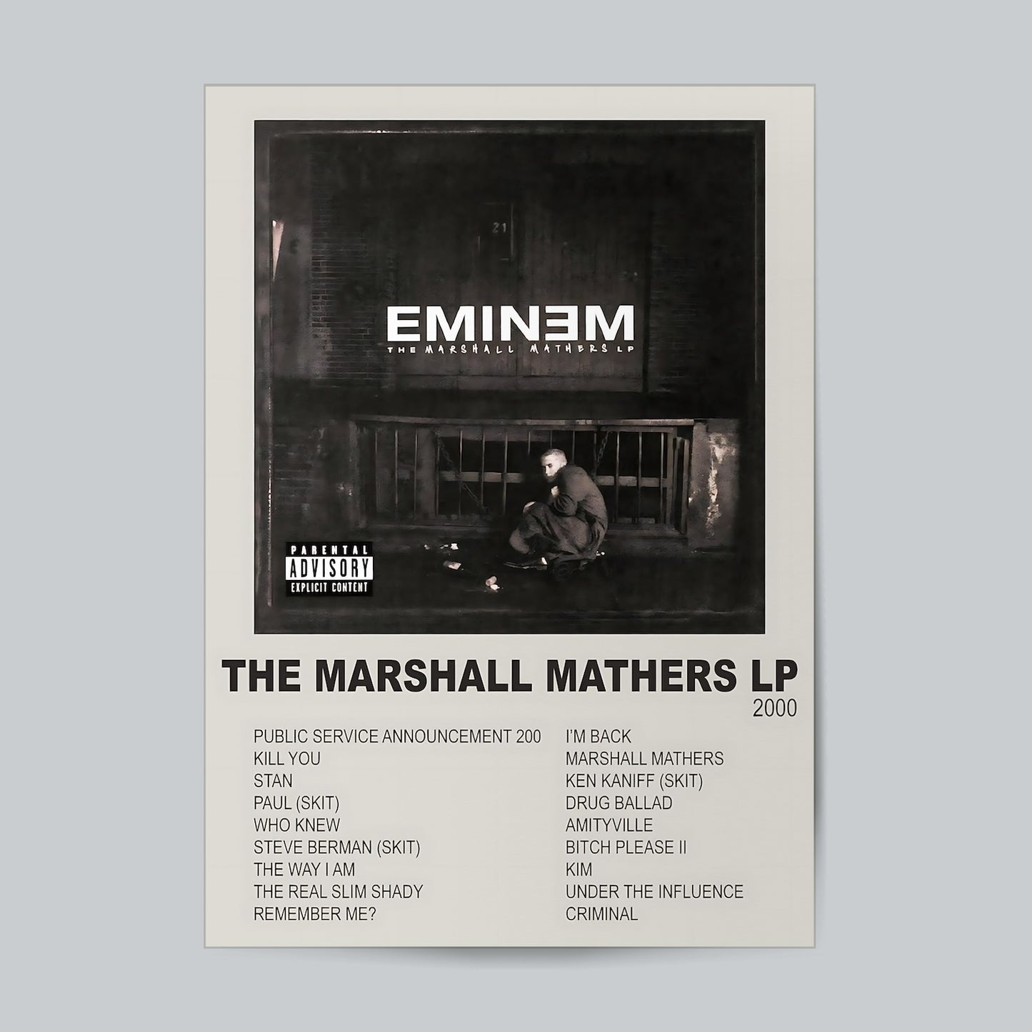 Eminem #Album Cover Wall Poster Posters Postor Shop eminem-album-cover-wall-poster Postor Shop 