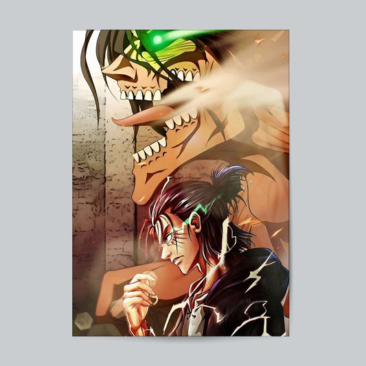 Eren Yeager Attack On Titan-01 #Anime Wall Poster Posters Postor Shop eren-yeager-attack-on-titan-01-anime-wall-poster Postor Shop 