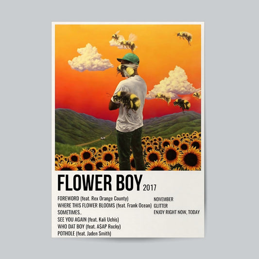 Flower Boy #Album Cover Wall Poster Posters Postor Shop flower-boy-album-cover-wall-poster Postor Shop 