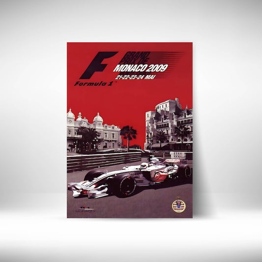 Formula 1 Monaco 2009 #F1 Wall Poster Posters Postor Shop formula-1-monaco-2009-f1-wall-poster Postor Shop 