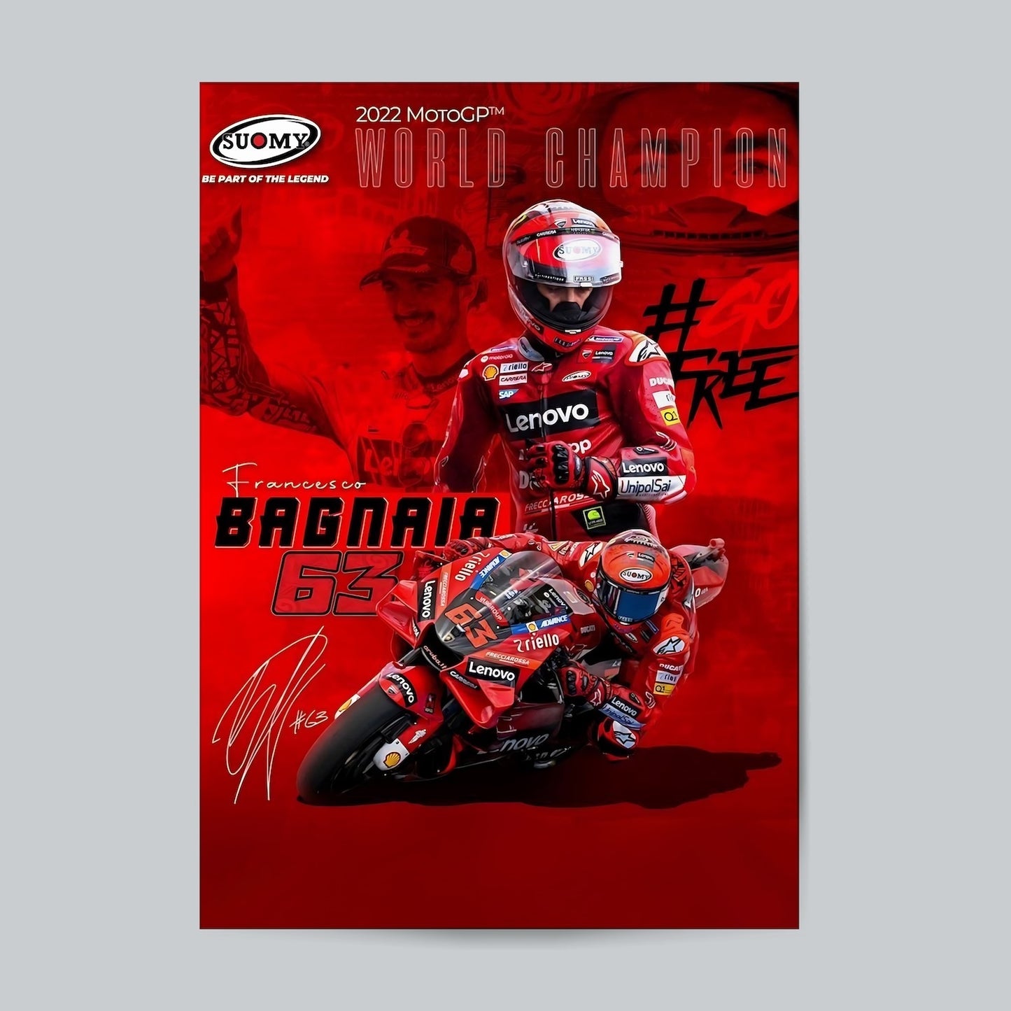 Francesco Moto GP #Bike Wall Poster Posters Postor Shop francesco-moto-gp-bike-wall-poster Postor Shop 