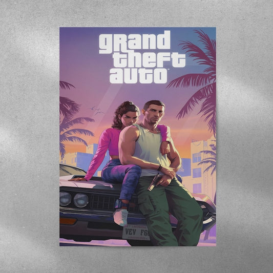 GTA VI Game #Wall Postor. Posters Postor Shop gta-vi-game-wall-poster Postor Shop 