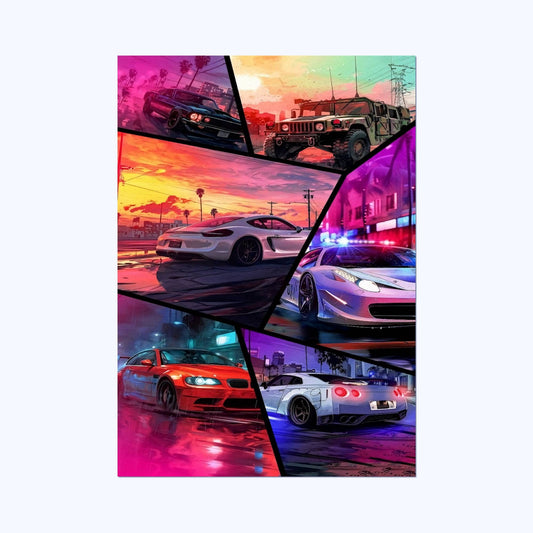 GTA VI #Wall Postor Posters Postor Shop gta-vi-wall-poster Postor Shop 