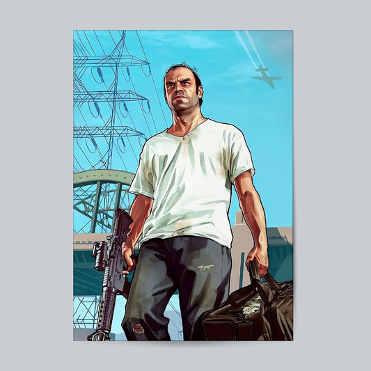 GTA V Trevor #Game Wall Poster Posters Postor Shop gta-v-trevor-game-wall-poster Postor Shop 