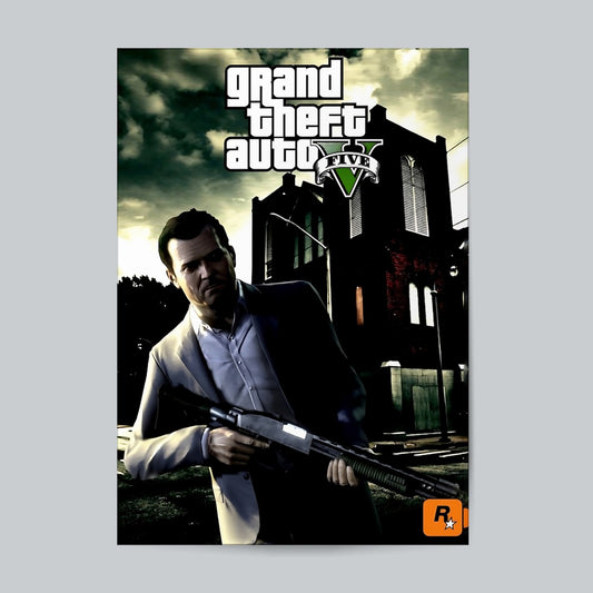 GTA V #Game-03 Wall Poster Posters Postor Shop gta-v-game-03-wall-poster Postor Shop 