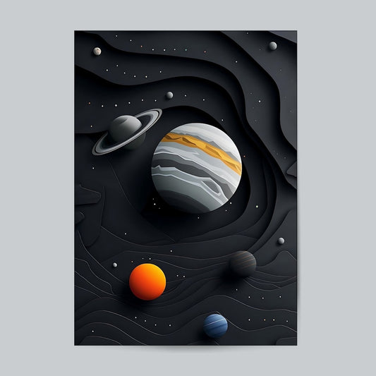 Galaxy Planets #Aesthetic Wall Poster Posters Postor Shop galaxy-planets-aesthetic-wall-poster Postor Shop 