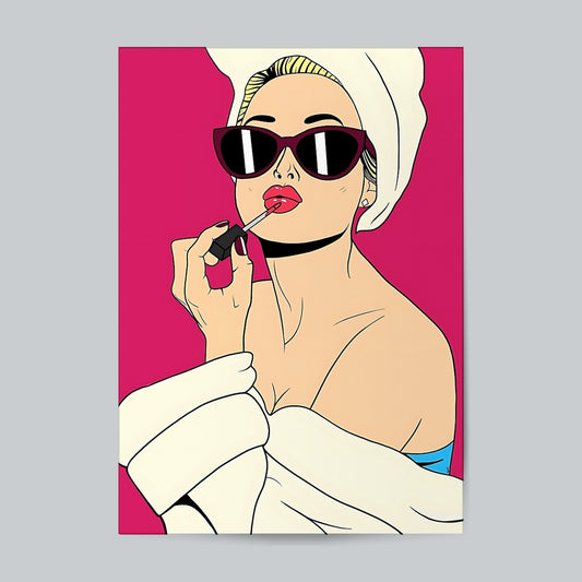 Glamorous Blonde Girl Poster Posters Postor Shop glamorous-blonde-girl-poster Postor Shop 