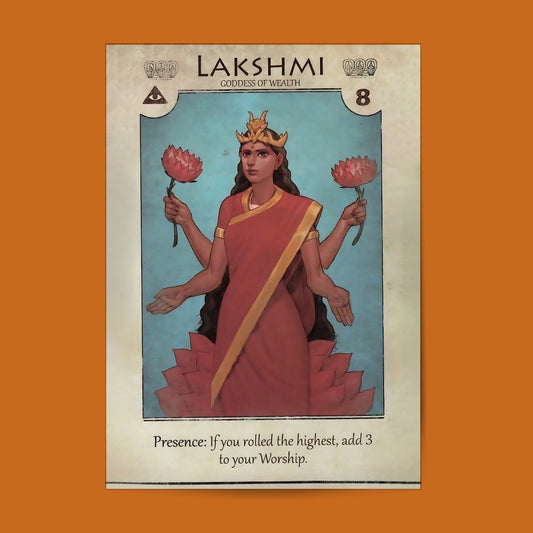 Goddess Laxmi #Hindu God Wall Poster Posters Postor Shop goddess-laxmi-hindu-god-wall-poster Postor Shop 