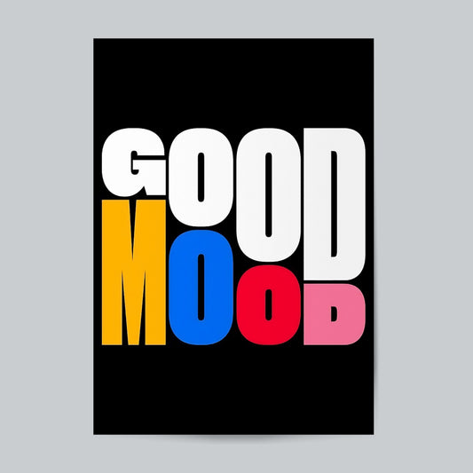 Good Mood #Typography Wall Poster Posters Postor Shop good-mood-typography-wall-poster Postor Shop 