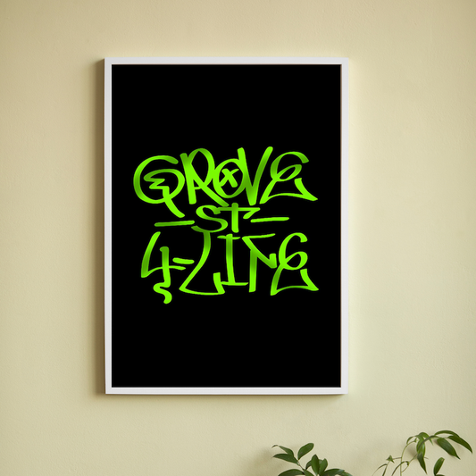 Groove Street Wall Poster Posters Postor Shop groove-street-wall-art-poster Postor Shop 