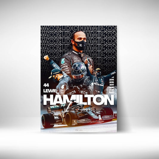 Hamilton 44 #F1 Wall Poster Posters Postor Shop hamilton-44-f1-wall-poster Postor Shop 